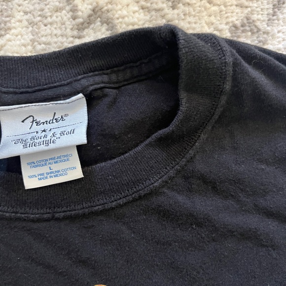 Vintage Fender T-shirt Men’s Large Graphic Guitar - Picture 3 of 9